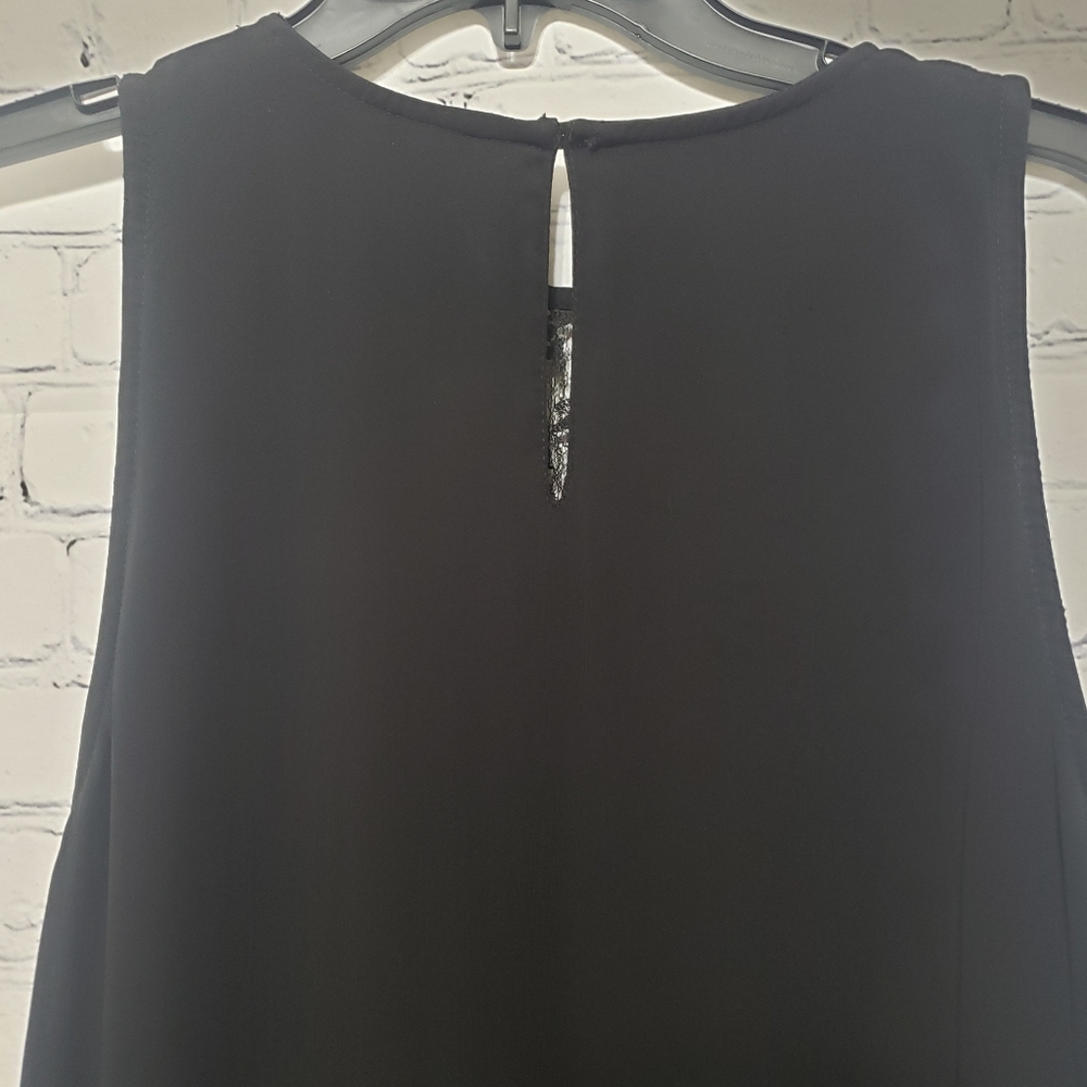 Zara Trafaluc Sz Medium Black & Lace Sheath Dress - Picture 3 of 12